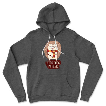 Hedge Hog Potter Hoodie in Dark Grey Heather color